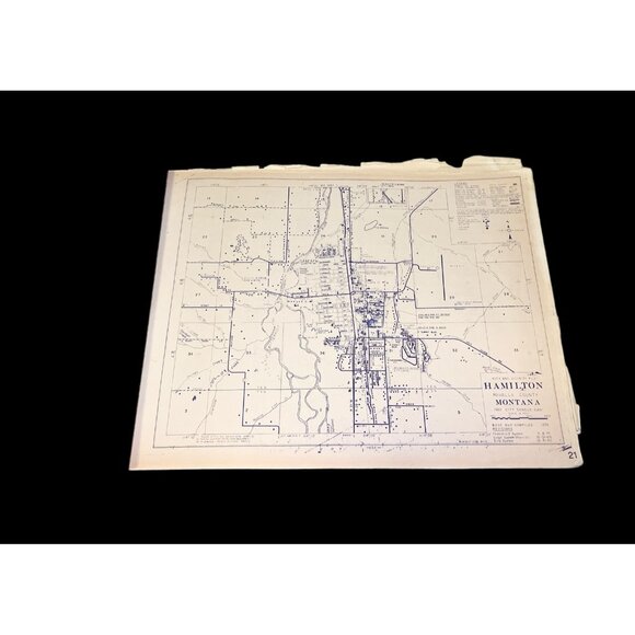 Vintage Ravalli County Montana Road Index Map Book – 1st Edition 49 Pages 24"x18 - Picture 9 of 9